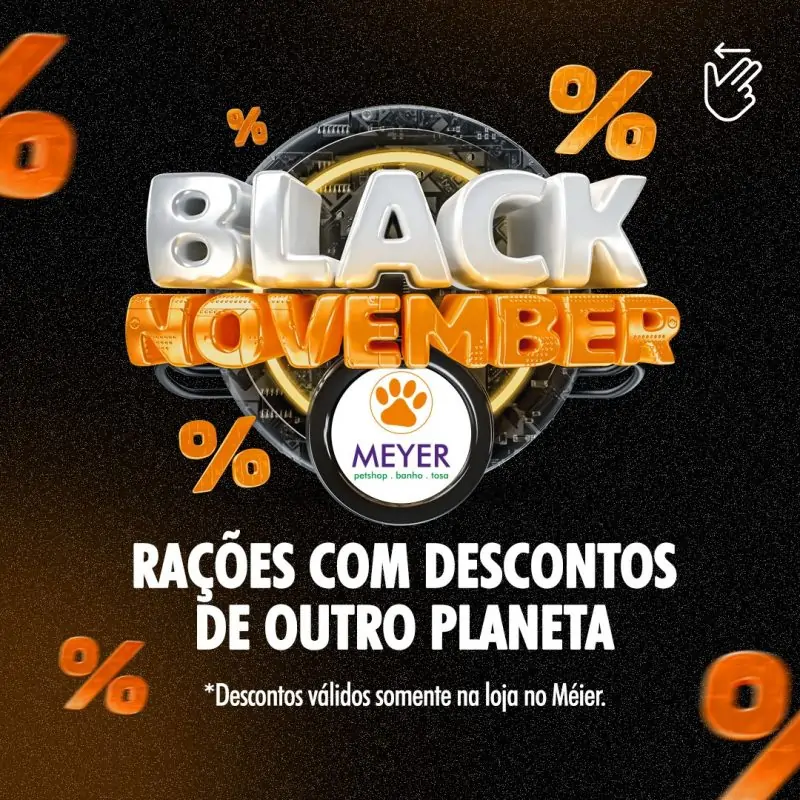 Campanha de BLACKFRIDAY para Meyer PetShop — projeto Cliquei Marketing Digital